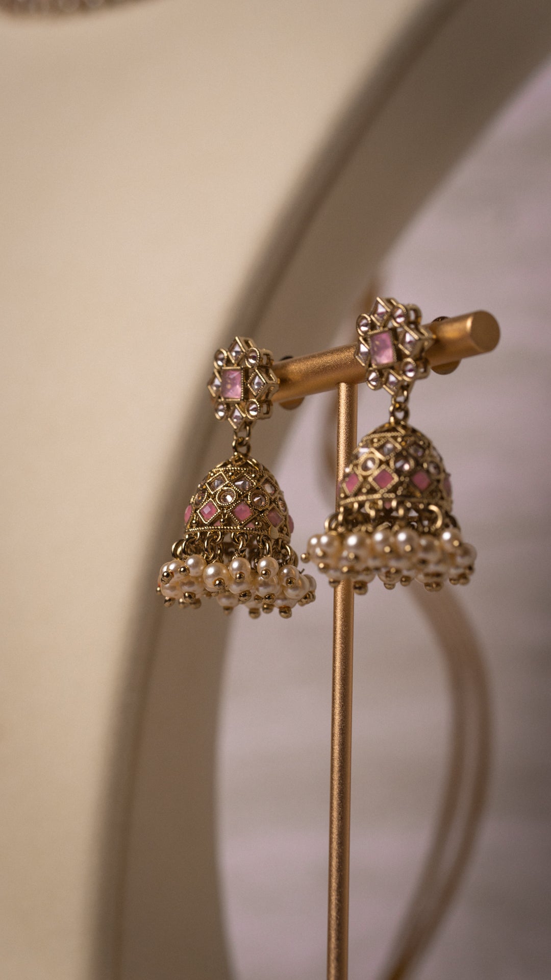 Sundari Necklace Set - Pink