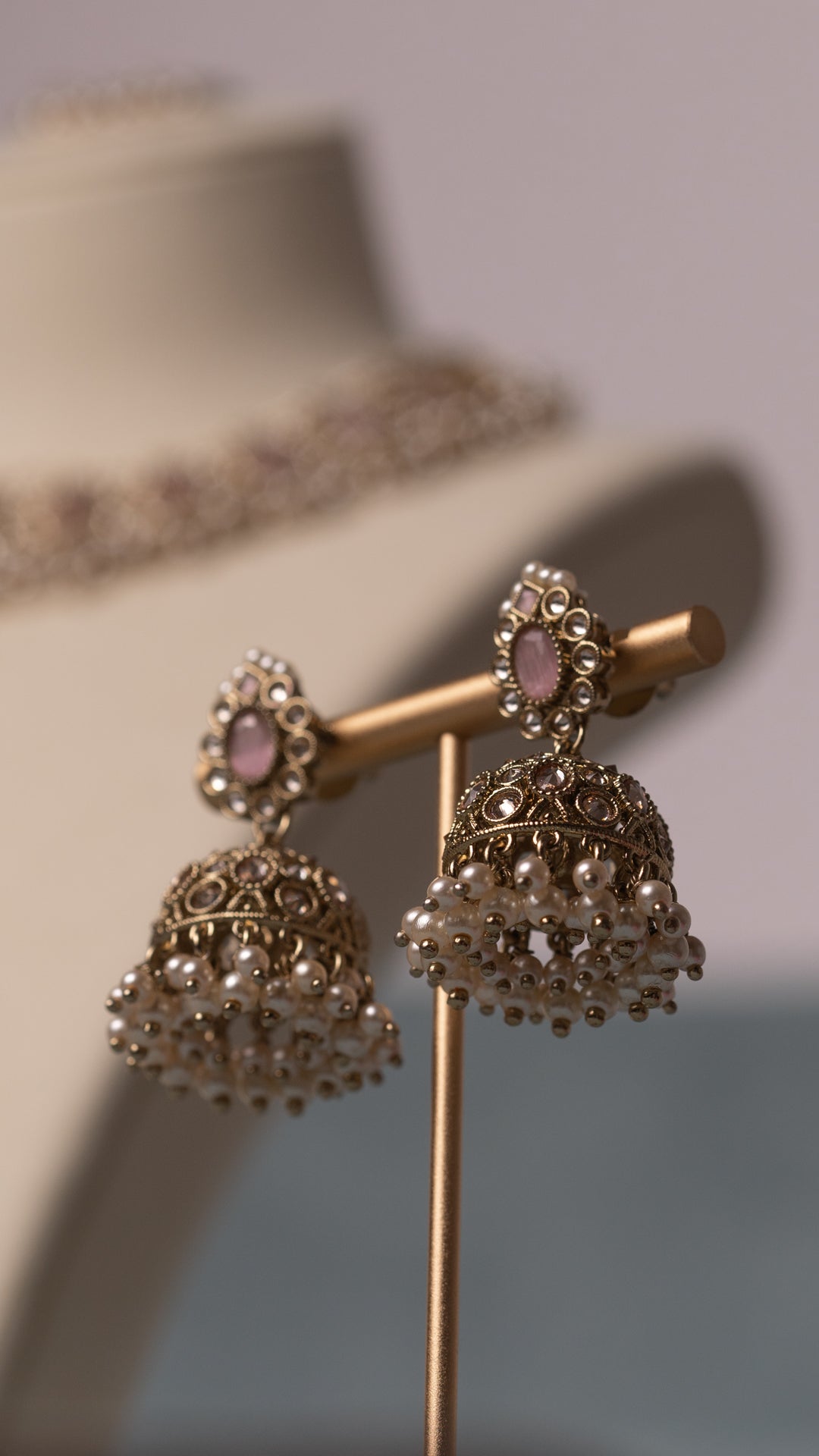 Maya Necklace Set - Pale Pink
