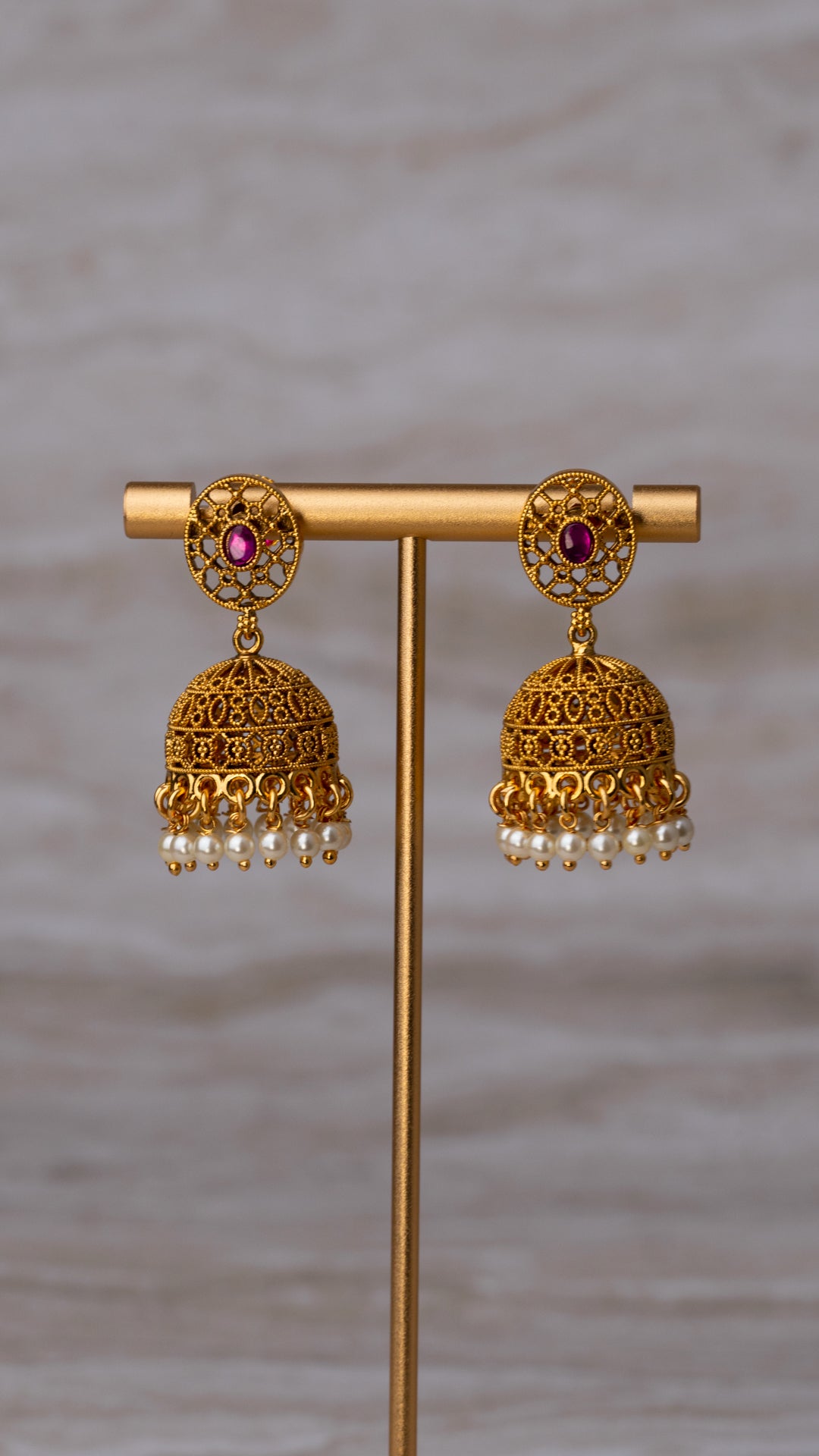 Tavia Jhumka Earrings