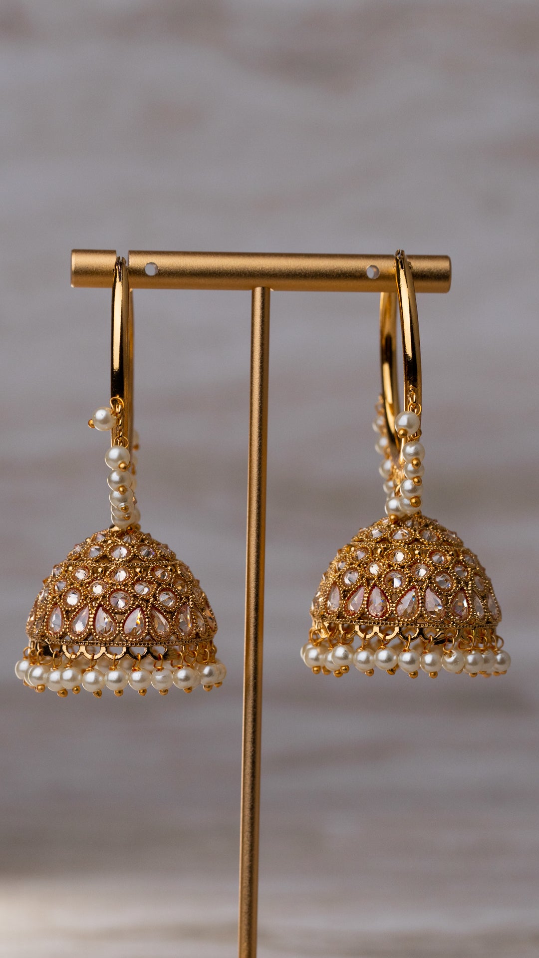 Zara Jhumka Hoop Earrings