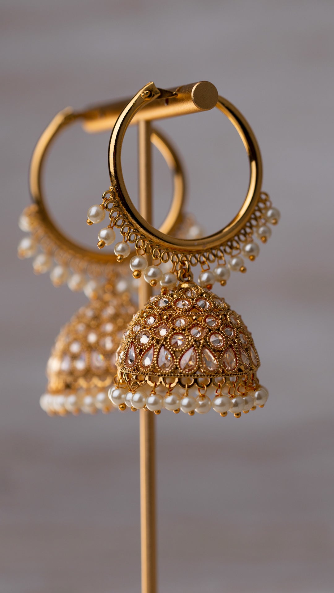 Zara Jhumka Hoop Earrings